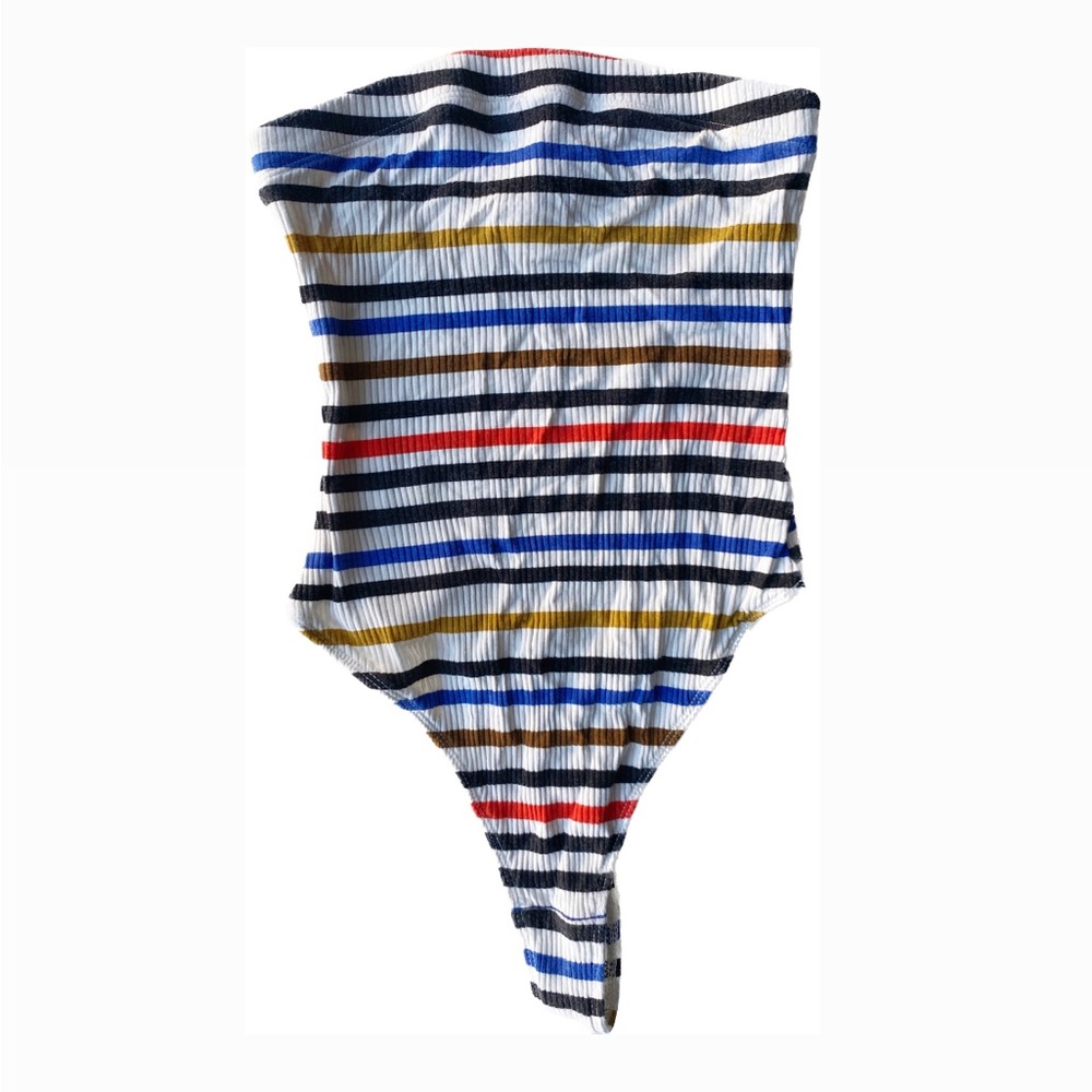 Out from Under - Urban Outfitters Small Striped Strapless top